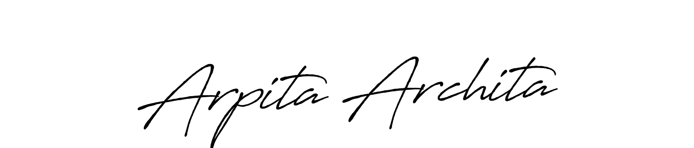 How to Draw Arpita Archita signature style? Antro_Vectra_Bolder is a latest design signature styles for name Arpita Archita. Arpita Archita signature style 7 images and pictures png