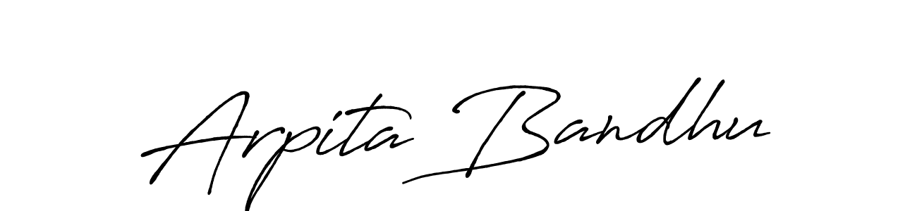 Once you've used our free online signature maker to create your best signature Antro_Vectra_Bolder style, it's time to enjoy all of the benefits that Arpita Bandhu name signing documents. Arpita Bandhu signature style 7 images and pictures png