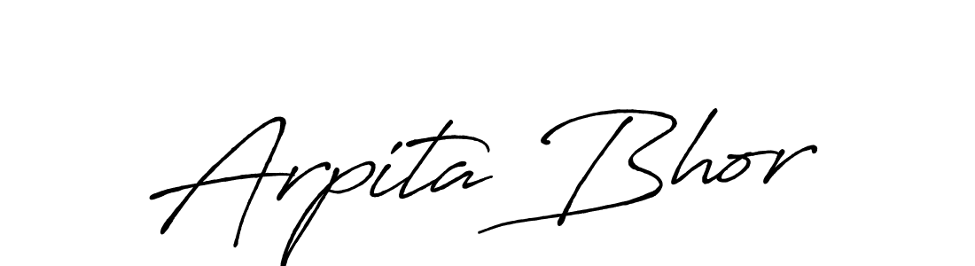 Here are the top 10 professional signature styles for the name Arpita Bhor. These are the best autograph styles you can use for your name. Arpita Bhor signature style 7 images and pictures png