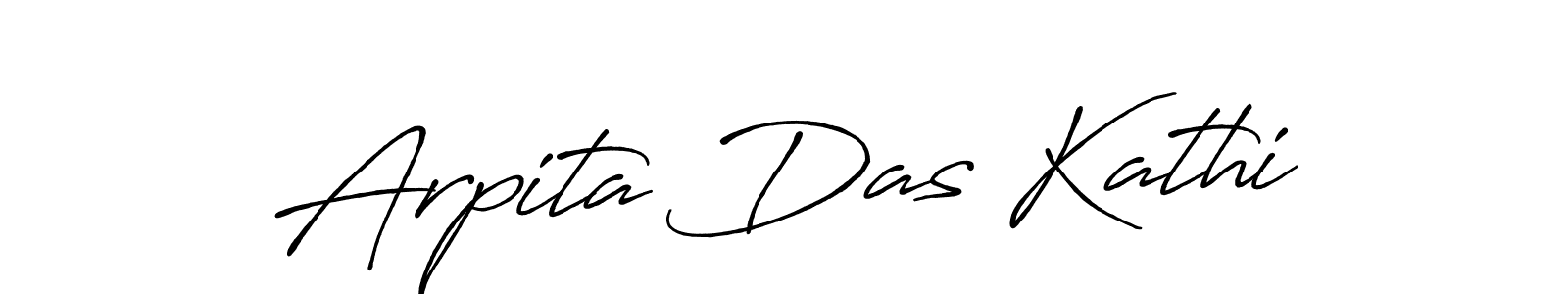 Arpita Das Kathi stylish signature style. Best Handwritten Sign (Antro_Vectra_Bolder) for my name. Handwritten Signature Collection Ideas for my name Arpita Das Kathi. Arpita Das Kathi signature style 7 images and pictures png