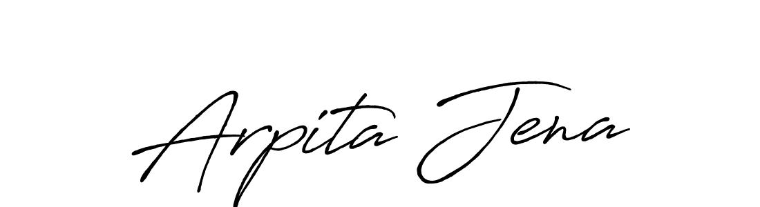 Antro_Vectra_Bolder is a professional signature style that is perfect for those who want to add a touch of class to their signature. It is also a great choice for those who want to make their signature more unique. Get Arpita Jena name to fancy signature for free. Arpita Jena signature style 7 images and pictures png