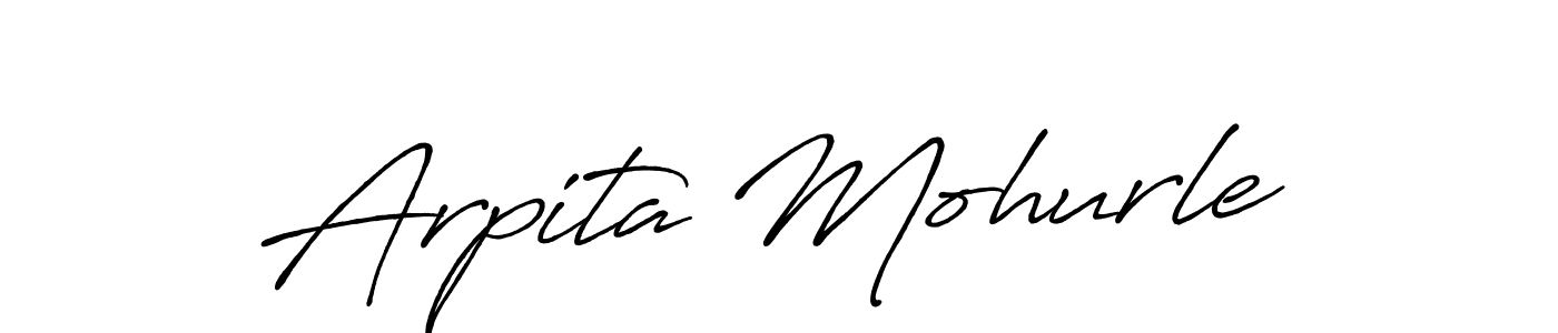 You should practise on your own different ways (Antro_Vectra_Bolder) to write your name (Arpita Mohurle) in signature. don't let someone else do it for you. Arpita Mohurle signature style 7 images and pictures png