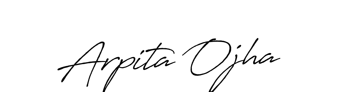 The best way (Antro_Vectra_Bolder) to make a short signature is to pick only two or three words in your name. The name Arpita Ojha include a total of six letters. For converting this name. Arpita Ojha signature style 7 images and pictures png