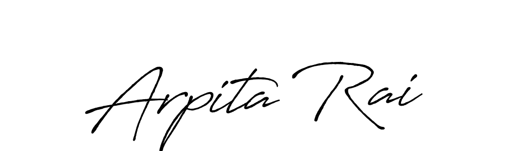 Make a beautiful signature design for name Arpita Rai. Use this online signature maker to create a handwritten signature for free. Arpita Rai signature style 7 images and pictures png