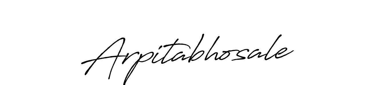 Use a signature maker to create a handwritten signature online. With this signature software, you can design (Antro_Vectra_Bolder) your own signature for name Arpitabhosale. Arpitabhosale signature style 7 images and pictures png