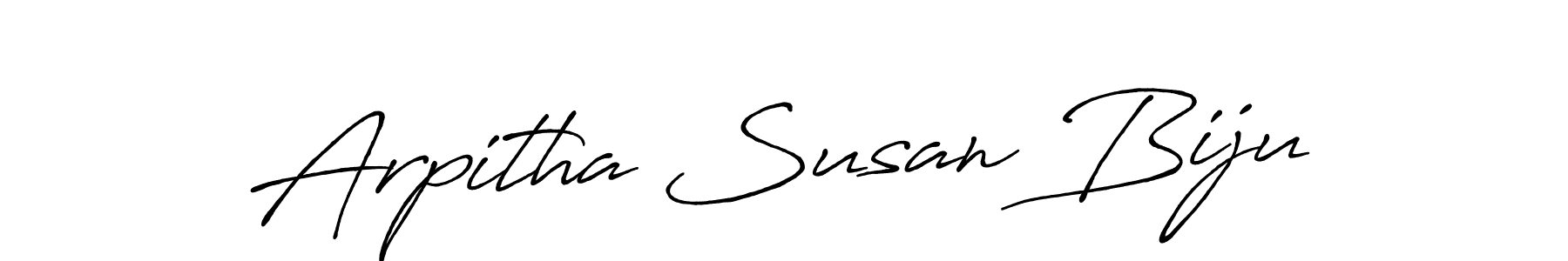 Similarly Antro_Vectra_Bolder is the best handwritten signature design. Signature creator online .You can use it as an online autograph creator for name Arpitha Susan Biju. Arpitha Susan Biju signature style 7 images and pictures png