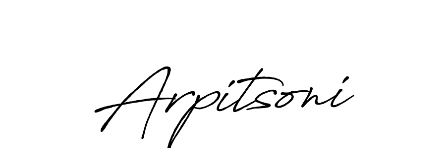 Once you've used our free online signature maker to create your best signature Antro_Vectra_Bolder style, it's time to enjoy all of the benefits that Arpitsoni name signing documents. Arpitsoni signature style 7 images and pictures png