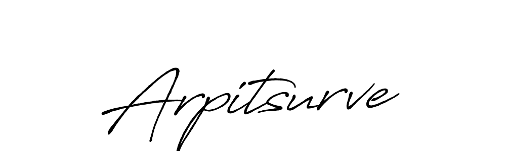 Also we have Arpitsurve name is the best signature style. Create professional handwritten signature collection using Antro_Vectra_Bolder autograph style. Arpitsurve signature style 7 images and pictures png