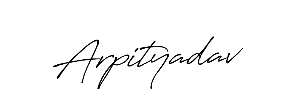 Create a beautiful signature design for name Arpityadav. With this signature (Antro_Vectra_Bolder) fonts, you can make a handwritten signature for free. Arpityadav signature style 7 images and pictures png