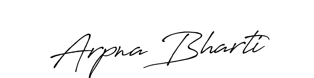 Make a short Arpna Bharti signature style. Manage your documents anywhere anytime using Antro_Vectra_Bolder. Create and add eSignatures, submit forms, share and send files easily. Arpna Bharti signature style 7 images and pictures png