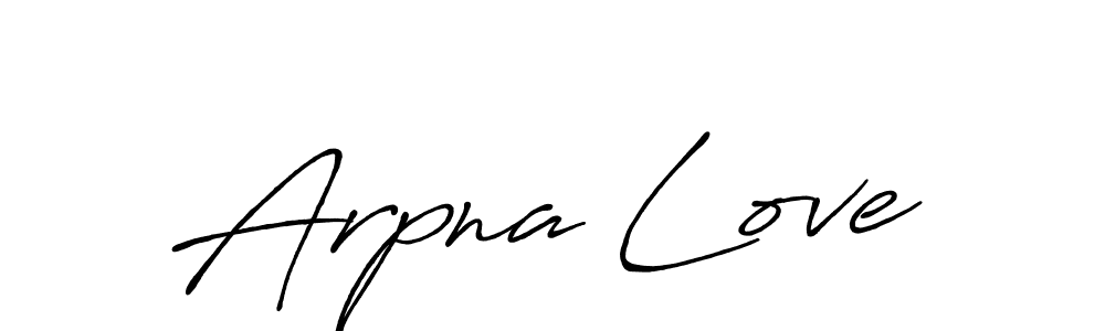 Antro_Vectra_Bolder is a professional signature style that is perfect for those who want to add a touch of class to their signature. It is also a great choice for those who want to make their signature more unique. Get Arpna Love name to fancy signature for free. Arpna Love signature style 7 images and pictures png