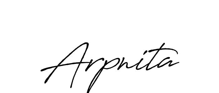 Make a beautiful signature design for name Arpnita. With this signature (Antro_Vectra_Bolder) style, you can create a handwritten signature for free. Arpnita signature style 7 images and pictures png