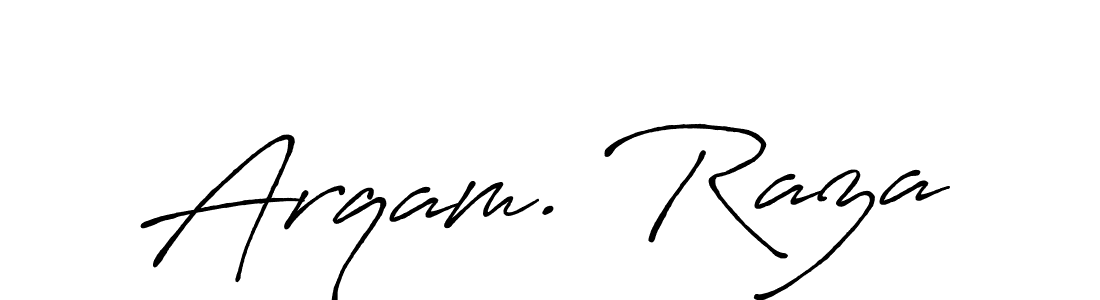 Use a signature maker to create a handwritten signature online. With this signature software, you can design (Antro_Vectra_Bolder) your own signature for name Arqam. Raza. Arqam. Raza signature style 7 images and pictures png