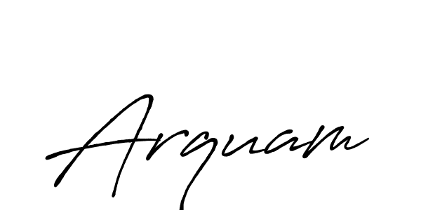 Antro_Vectra_Bolder is a professional signature style that is perfect for those who want to add a touch of class to their signature. It is also a great choice for those who want to make their signature more unique. Get Arquam name to fancy signature for free. Arquam signature style 7 images and pictures png