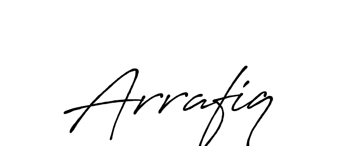 Similarly Antro_Vectra_Bolder is the best handwritten signature design. Signature creator online .You can use it as an online autograph creator for name Arrafiq. Arrafiq signature style 7 images and pictures png