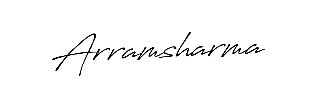 Antro_Vectra_Bolder is a professional signature style that is perfect for those who want to add a touch of class to their signature. It is also a great choice for those who want to make their signature more unique. Get Arramsharma name to fancy signature for free. Arramsharma signature style 7 images and pictures png