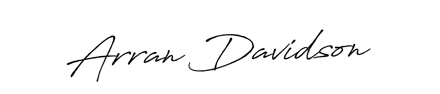 Use a signature maker to create a handwritten signature online. With this signature software, you can design (Antro_Vectra_Bolder) your own signature for name Arran Davidson. Arran Davidson signature style 7 images and pictures png