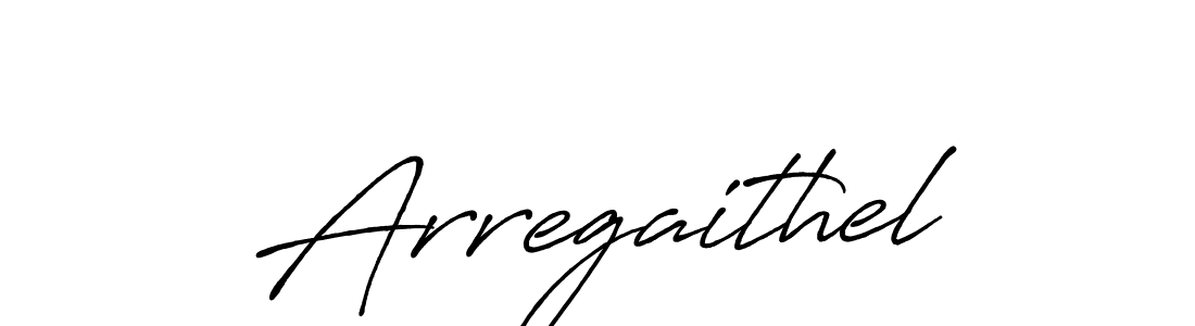 How to make Arregaithel signature? Antro_Vectra_Bolder is a professional autograph style. Create handwritten signature for Arregaithel name. Arregaithel signature style 7 images and pictures png