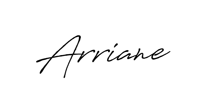 Create a beautiful signature design for name Arriane. With this signature (Antro_Vectra_Bolder) fonts, you can make a handwritten signature for free. Arriane signature style 7 images and pictures png