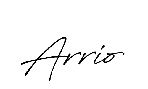 Create a beautiful signature design for name Arrio. With this signature (Antro_Vectra_Bolder) fonts, you can make a handwritten signature for free. Arrio signature style 7 images and pictures png