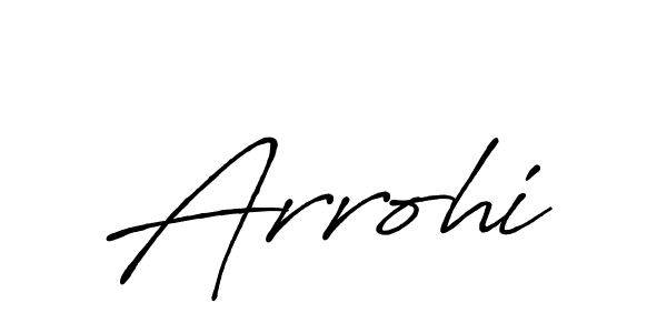 The best way (Antro_Vectra_Bolder) to make a short signature is to pick only two or three words in your name. The name Arrohi include a total of six letters. For converting this name. Arrohi signature style 7 images and pictures png