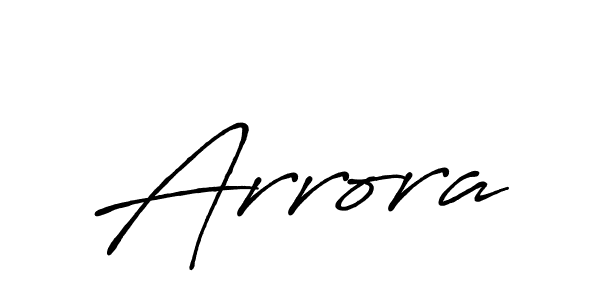 Similarly Antro_Vectra_Bolder is the best handwritten signature design. Signature creator online .You can use it as an online autograph creator for name Arrora. Arrora signature style 7 images and pictures png