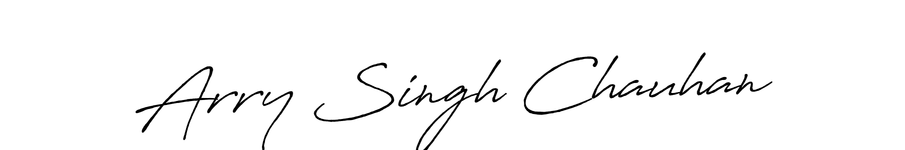 You can use this online signature creator to create a handwritten signature for the name Arry Singh Chauhan. This is the best online autograph maker. Arry Singh Chauhan signature style 7 images and pictures png