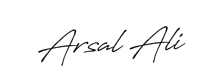 Make a beautiful signature design for name Arsal Ali. Use this online signature maker to create a handwritten signature for free. Arsal Ali signature style 7 images and pictures png