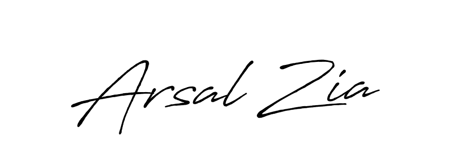 Similarly Antro_Vectra_Bolder is the best handwritten signature design. Signature creator online .You can use it as an online autograph creator for name Arsal Zia. Arsal Zia signature style 7 images and pictures png