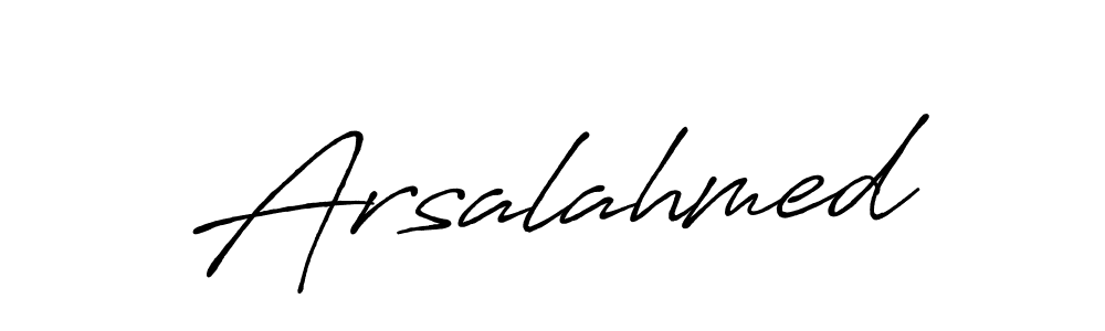 Arsalahmed stylish signature style. Best Handwritten Sign (Antro_Vectra_Bolder) for my name. Handwritten Signature Collection Ideas for my name Arsalahmed. Arsalahmed signature style 7 images and pictures png