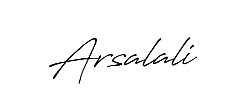 How to make Arsalali signature? Antro_Vectra_Bolder is a professional autograph style. Create handwritten signature for Arsalali name. Arsalali signature style 7 images and pictures png