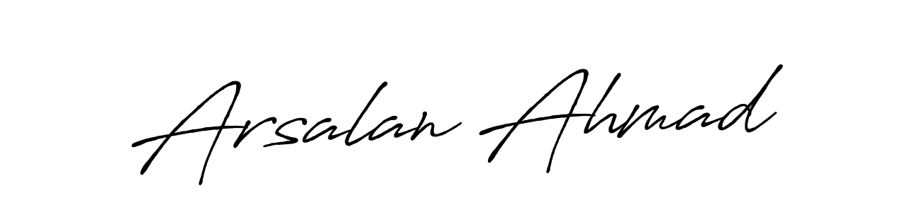 if you are searching for the best signature style for your name Arsalan Ahmad. so please give up your signature search. here we have designed multiple signature styles  using Antro_Vectra_Bolder. Arsalan Ahmad signature style 7 images and pictures png