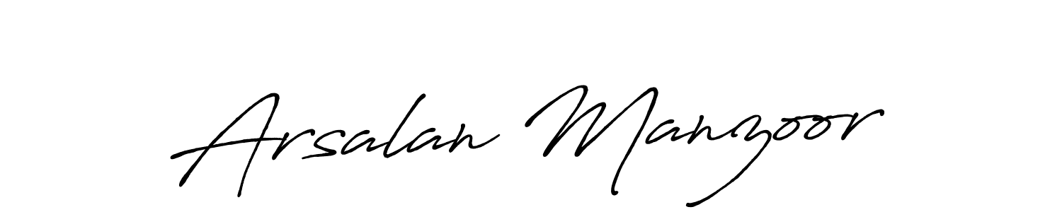 if you are searching for the best signature style for your name Arsalan Manzoor. so please give up your signature search. here we have designed multiple signature styles  using Antro_Vectra_Bolder. Arsalan Manzoor signature style 7 images and pictures png