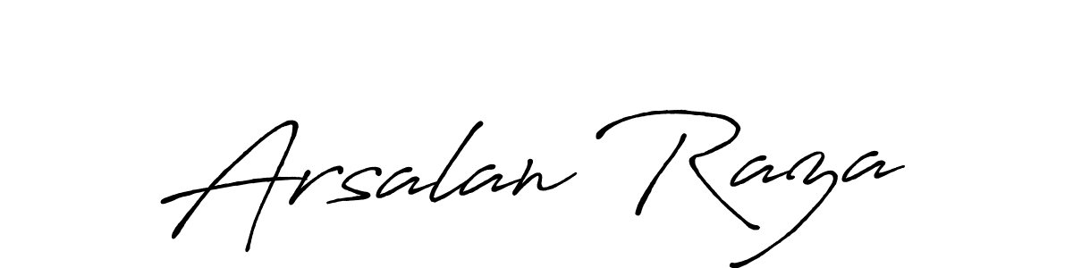 Also we have Arsalan Raza name is the best signature style. Create professional handwritten signature collection using Antro_Vectra_Bolder autograph style. Arsalan Raza signature style 7 images and pictures png