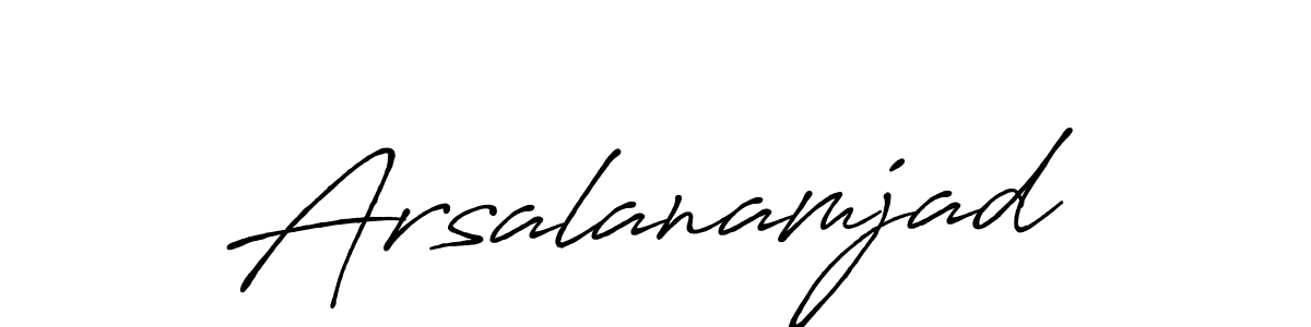 Make a beautiful signature design for name Arsalanamjad. Use this online signature maker to create a handwritten signature for free. Arsalanamjad signature style 7 images and pictures png