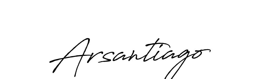 Also we have Arsantiago name is the best signature style. Create professional handwritten signature collection using Antro_Vectra_Bolder autograph style. Arsantiago signature style 7 images and pictures png