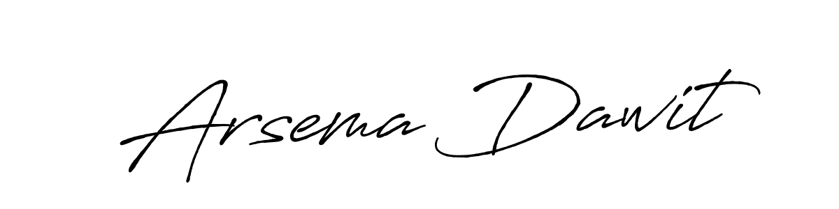 Antro_Vectra_Bolder is a professional signature style that is perfect for those who want to add a touch of class to their signature. It is also a great choice for those who want to make their signature more unique. Get Arsema Dawit name to fancy signature for free. Arsema Dawit signature style 7 images and pictures png