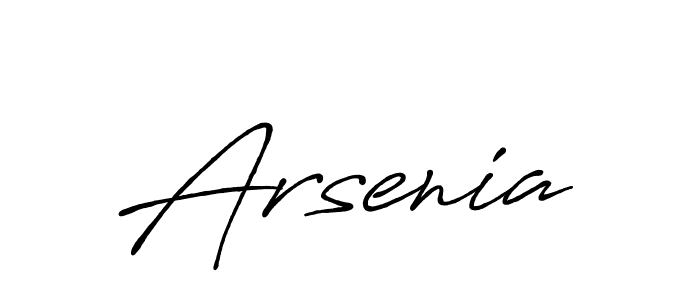 How to make Arsenia name signature. Use Antro_Vectra_Bolder style for creating short signs online. This is the latest handwritten sign. Arsenia signature style 7 images and pictures png