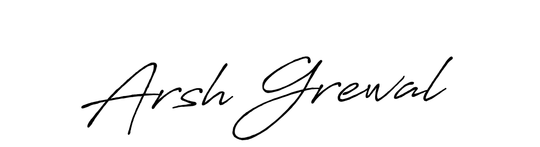 It looks lik you need a new signature style for name Arsh Grewal. Design unique handwritten (Antro_Vectra_Bolder) signature with our free signature maker in just a few clicks. Arsh Grewal signature style 7 images and pictures png