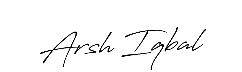 You can use this online signature creator to create a handwritten signature for the name Arsh Iqbal. This is the best online autograph maker. Arsh Iqbal signature style 7 images and pictures png