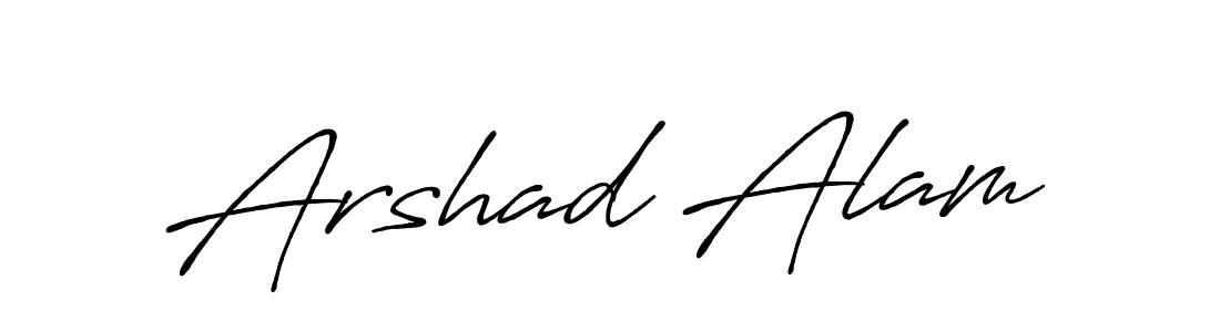 It looks lik you need a new signature style for name Arshad Alam. Design unique handwritten (Antro_Vectra_Bolder) signature with our free signature maker in just a few clicks. Arshad Alam signature style 7 images and pictures png