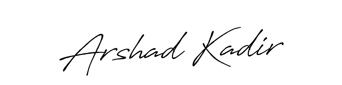 Antro_Vectra_Bolder is a professional signature style that is perfect for those who want to add a touch of class to their signature. It is also a great choice for those who want to make their signature more unique. Get Arshad Kadir name to fancy signature for free. Arshad Kadir signature style 7 images and pictures png