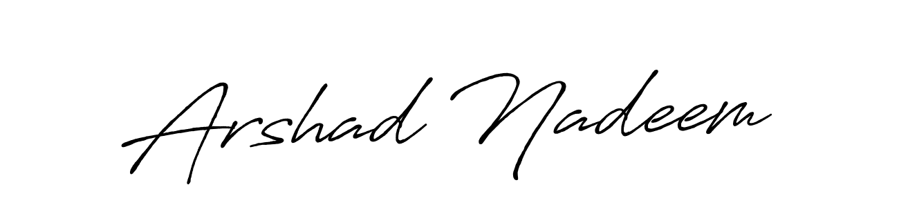 It looks lik you need a new signature style for name Arshad Nadeem. Design unique handwritten (Antro_Vectra_Bolder) signature with our free signature maker in just a few clicks. Arshad Nadeem signature style 7 images and pictures png