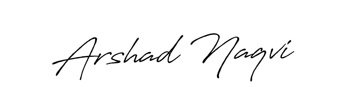 Make a beautiful signature design for name Arshad Naqvi. Use this online signature maker to create a handwritten signature for free. Arshad Naqvi signature style 7 images and pictures png