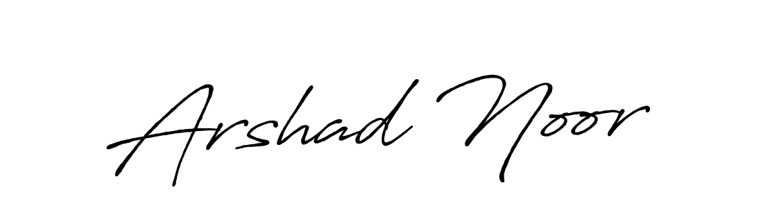 Also we have Arshad Noor name is the best signature style. Create professional handwritten signature collection using Antro_Vectra_Bolder autograph style. Arshad Noor signature style 7 images and pictures png