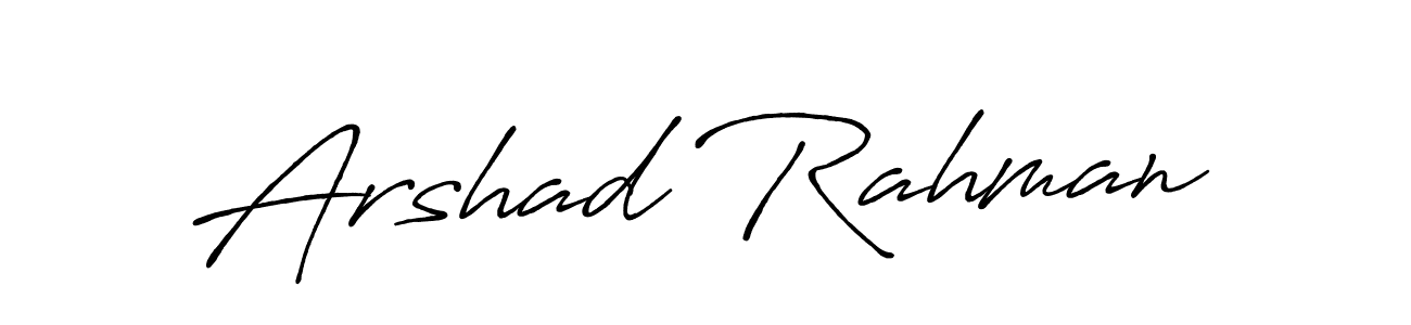 You can use this online signature creator to create a handwritten signature for the name Arshad Rahman. This is the best online autograph maker. Arshad Rahman signature style 7 images and pictures png