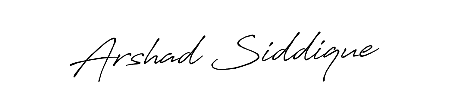 How to make Arshad Siddique signature? Antro_Vectra_Bolder is a professional autograph style. Create handwritten signature for Arshad Siddique name. Arshad Siddique signature style 7 images and pictures png