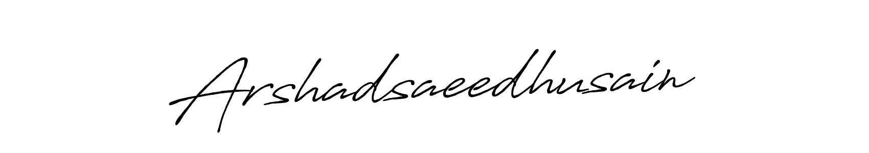 Make a short Arshadsaeedhusain signature style. Manage your documents anywhere anytime using Antro_Vectra_Bolder. Create and add eSignatures, submit forms, share and send files easily. Arshadsaeedhusain signature style 7 images and pictures png