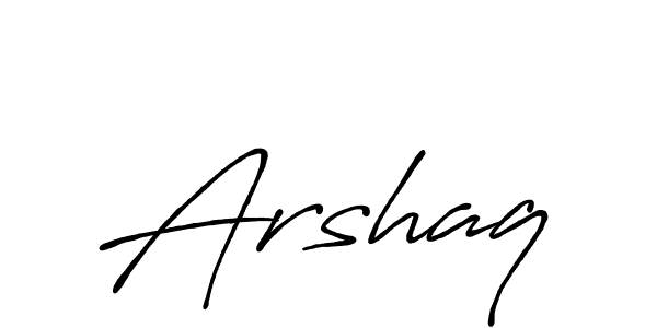 How to make Arshaq signature? Antro_Vectra_Bolder is a professional autograph style. Create handwritten signature for Arshaq name. Arshaq signature style 7 images and pictures png