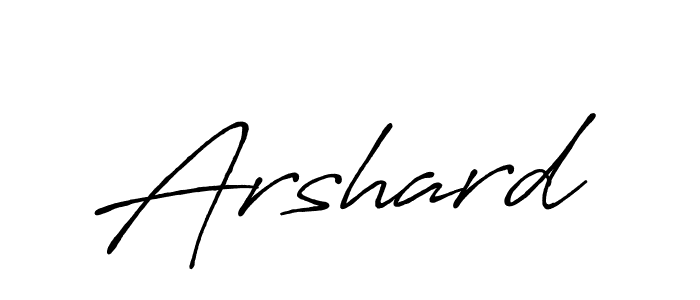 Arshard stylish signature style. Best Handwritten Sign (Antro_Vectra_Bolder) for my name. Handwritten Signature Collection Ideas for my name Arshard. Arshard signature style 7 images and pictures png